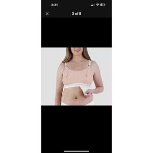 Bravado! Designs Women's Black Clip and Pump Hands-Free Nursing Bra Medium